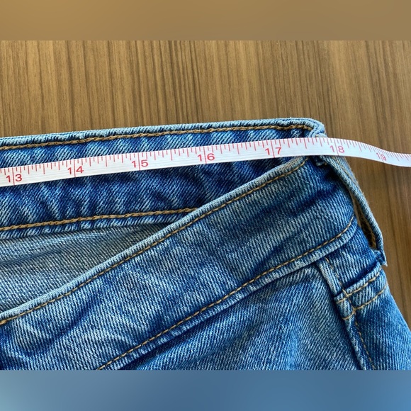 Old Navy Medium Blue Denim Wide Leg Jeans - Picture 5 of 6